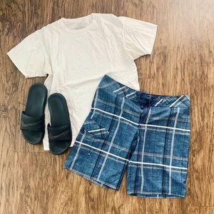 Mossimo Supply plaid swim trunks